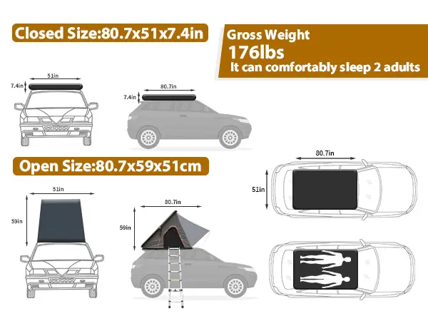 Tent frame detail